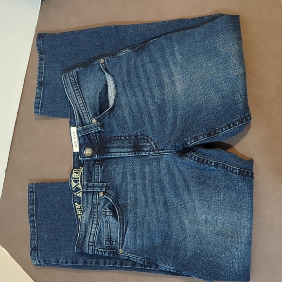 TK Axel Other - TK Axel Jeans Mens 32 x 30 Blue Slim Boot Newcastle AXMB0048 Design on Pockets